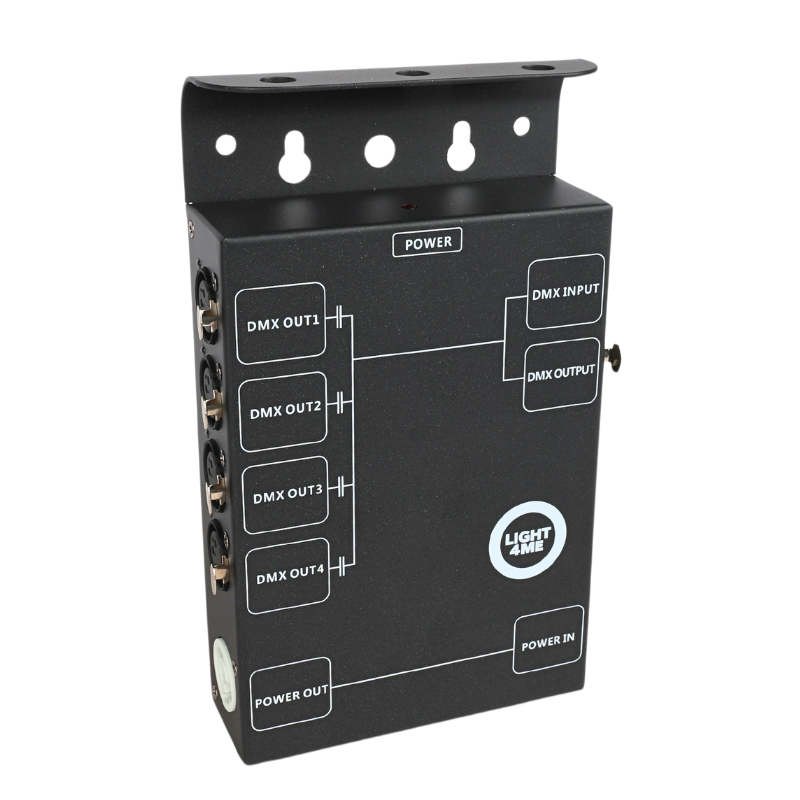 LIGHT4ME XSPLIT 4 DMX-splitter