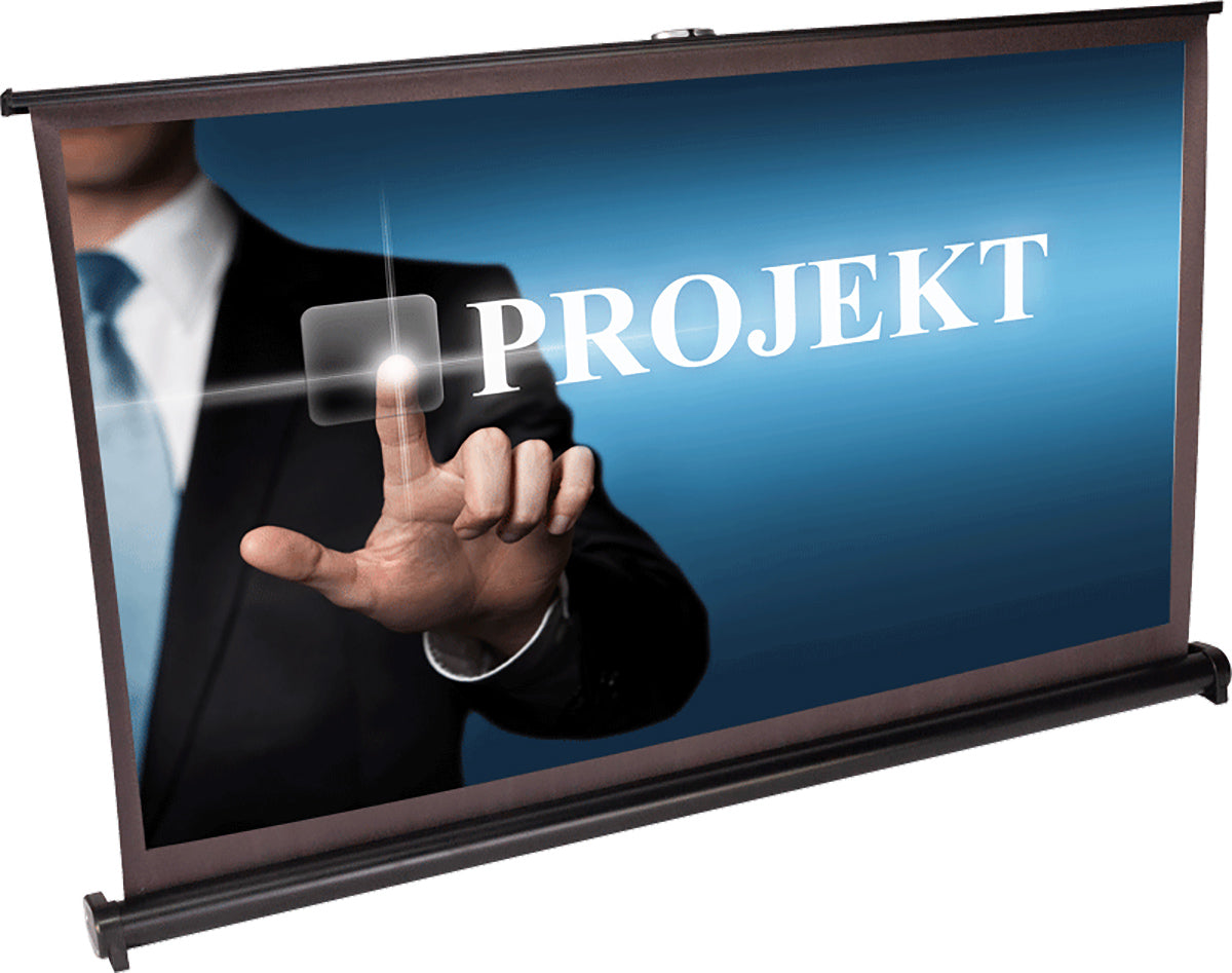 Projektorinäyttö pöytätelineellä (40")