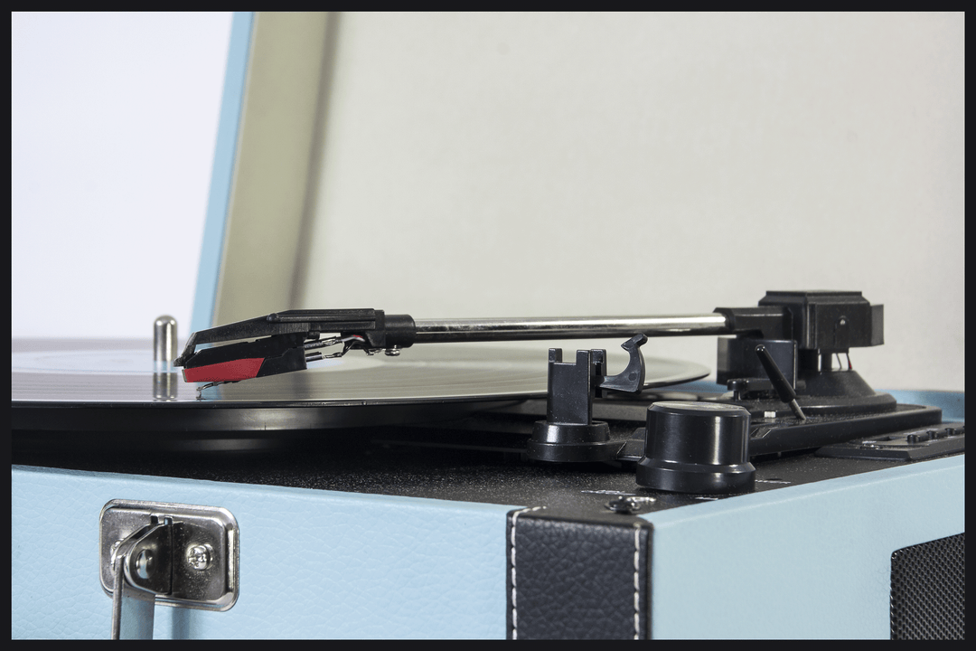 Madison Vintage Levysoitin Bluetoothilla (Vaaleansininen)
