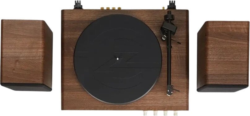 Crosley C65 Levysoitin kaiuttimilla, pähkinä