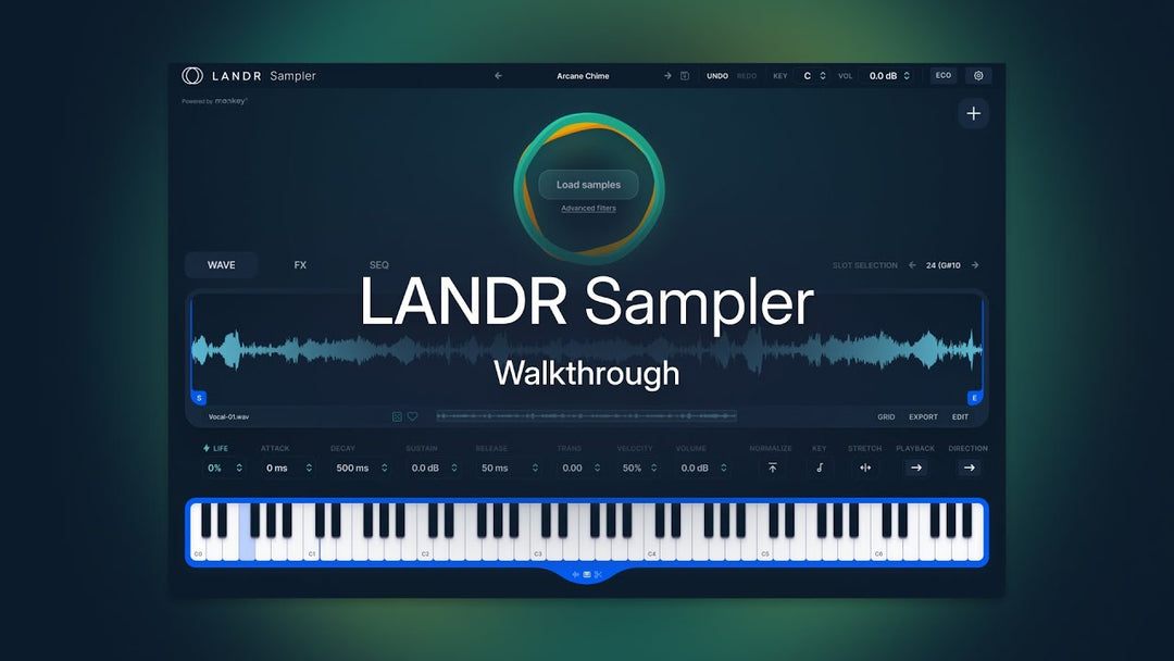 LANDR-näytelaite
