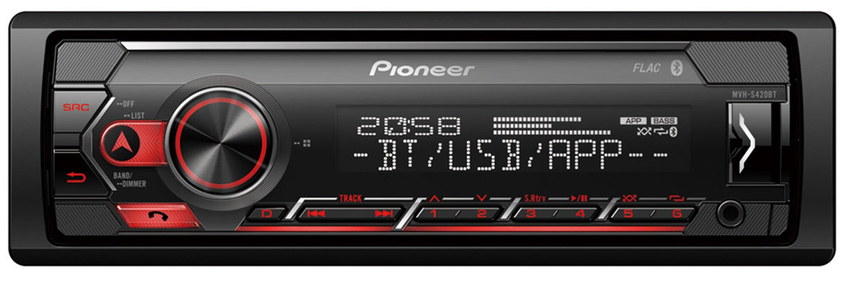 Pioneer MVH-S420BT Bluetooth älypuhelinliitettävyys