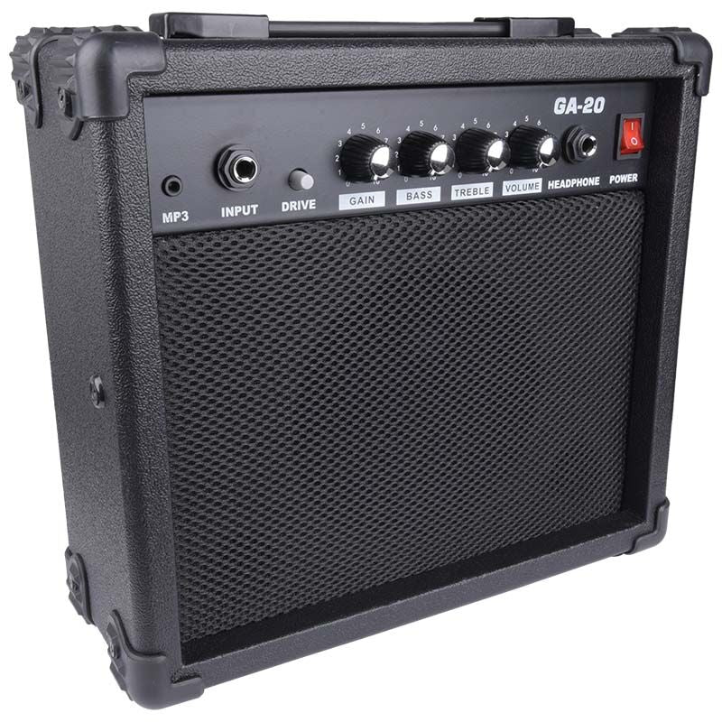 V-Tone EAG SET BK sähkö-akustinen kitara + vahvistin, Sort