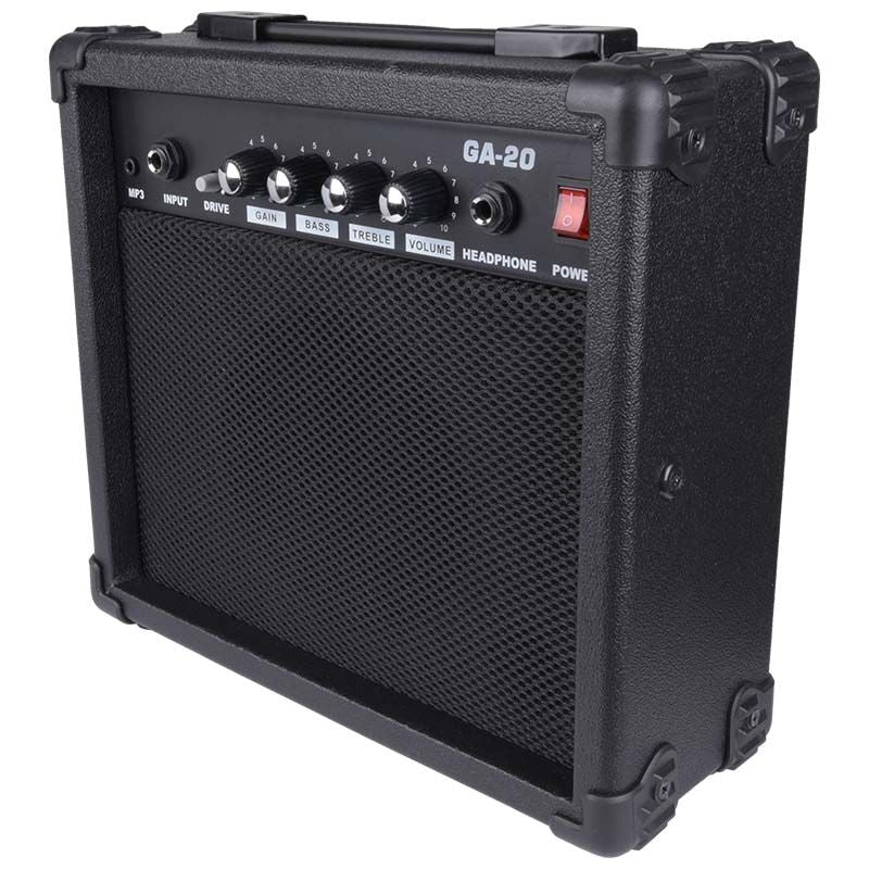 V-Tone EAG SET BK sähkö-akustinen kitara + vahvistin, Sort