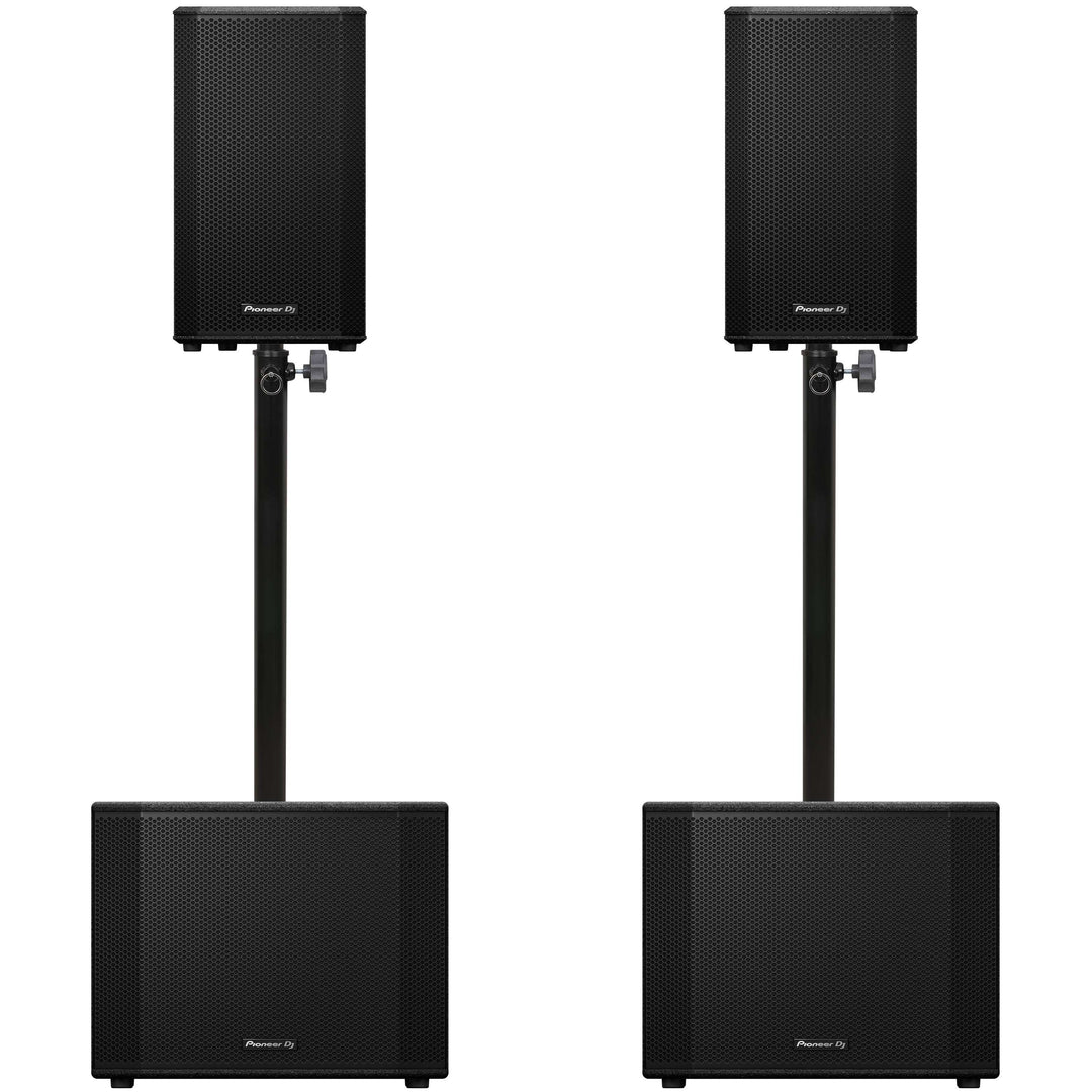 Pioneer DJ 2x XPRS-1152ST + 2x XPRS-102 -paketti