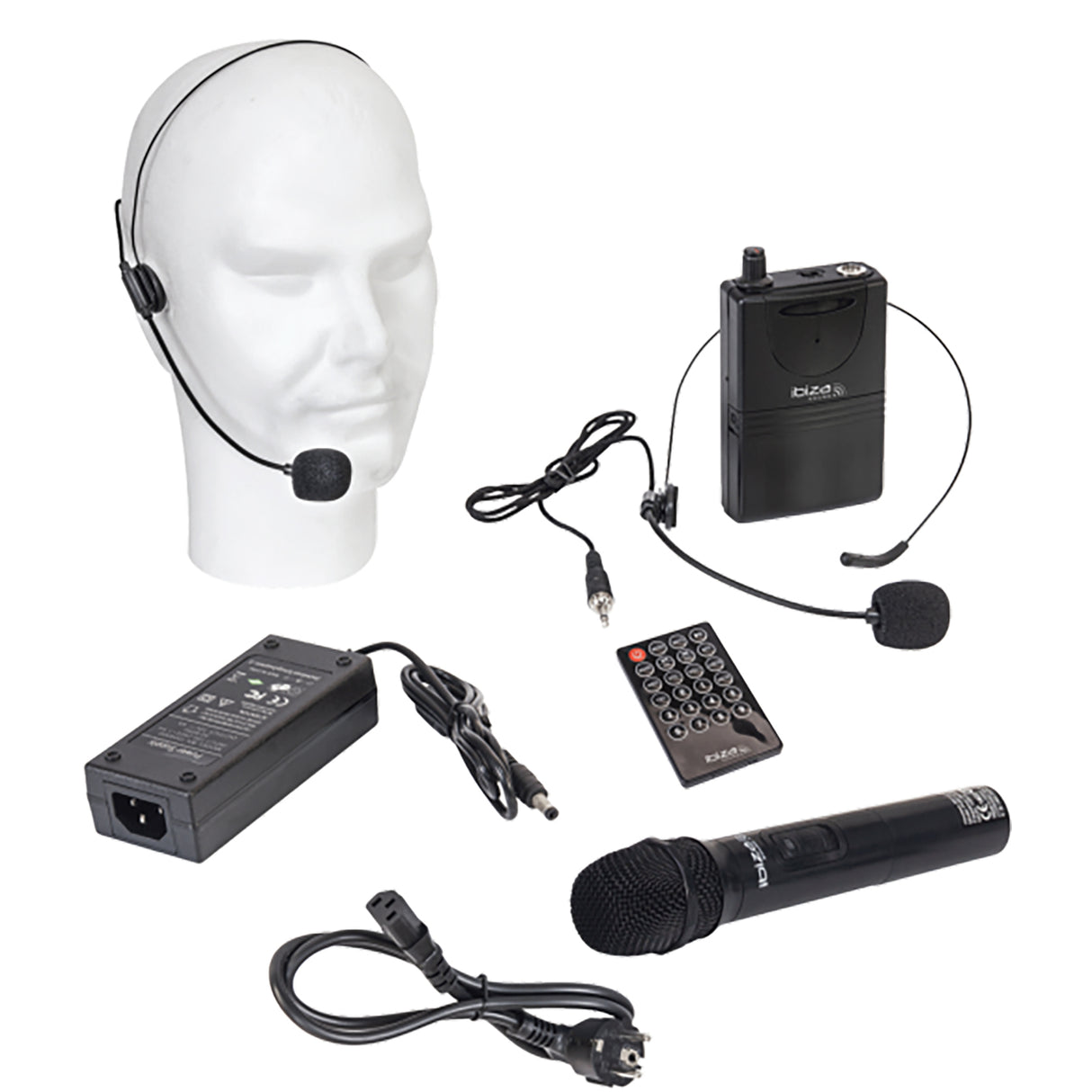 Ibiza PORT12UHF-MKII (musta)