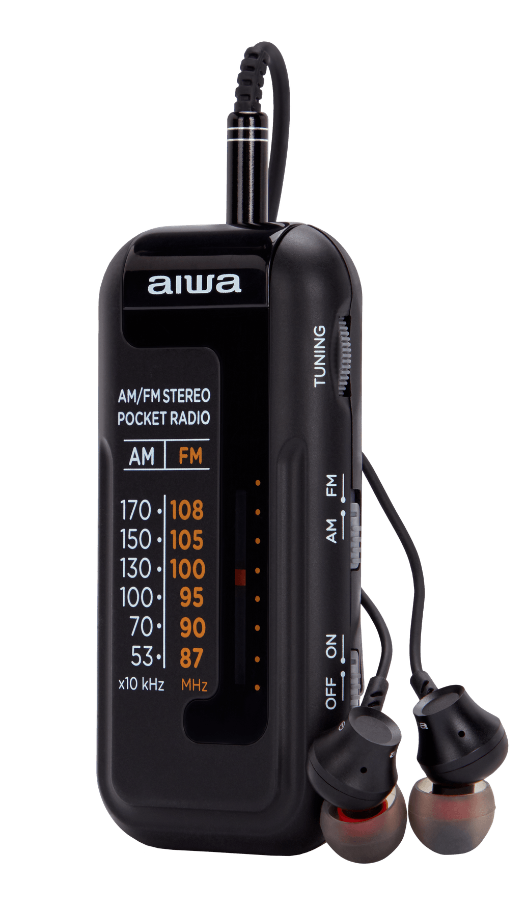Aiwa RM-10BK kannettava radio, musta
