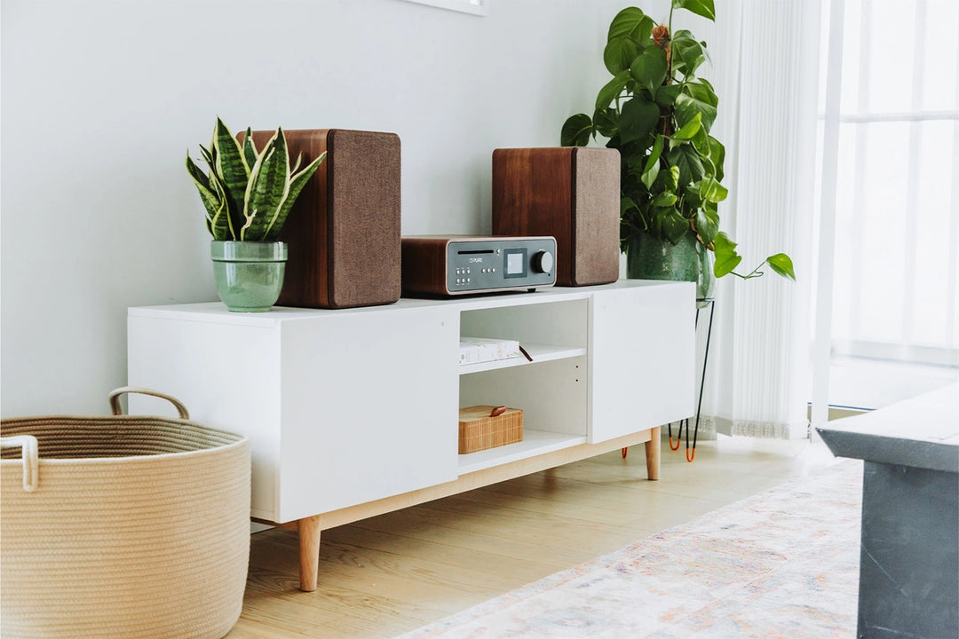 Pure Classic Stereo Hi-Fi System – DAB+, CD, Bluetooth, 100W, Valnød