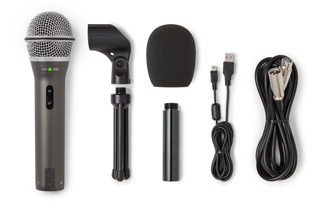 Samson Q2U USB/XLR Mikrotonit (Harmaa)