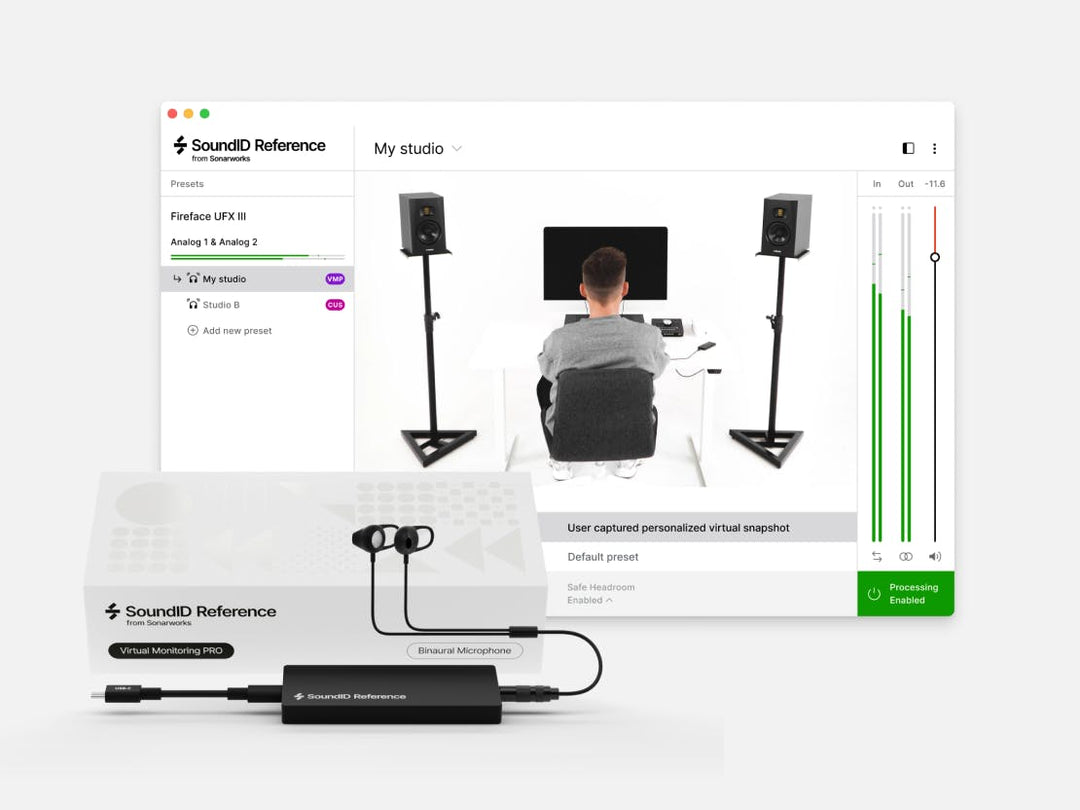 SoundID Reference virtuaalinen monitorointi PRO