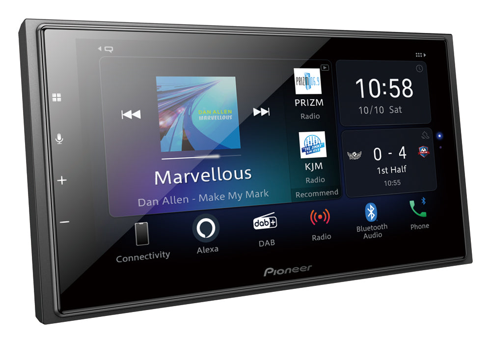 Pioneer SPH-EVO64DAB 2-DIN Autostereo langattomalla CarPlaylla, DAB-radiolla ja Bluetoothilla