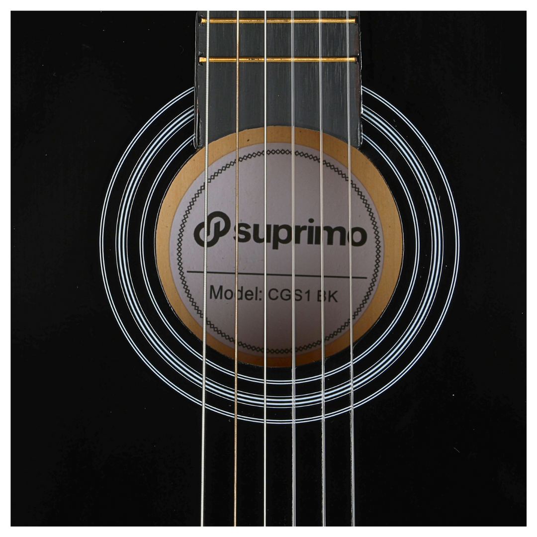 Suprimo CGS1 BK Klassisk Guitar 4/4 – Sort -> Suprimo CGS1 BK Klassinen Kitarat 4/4 – Sort
