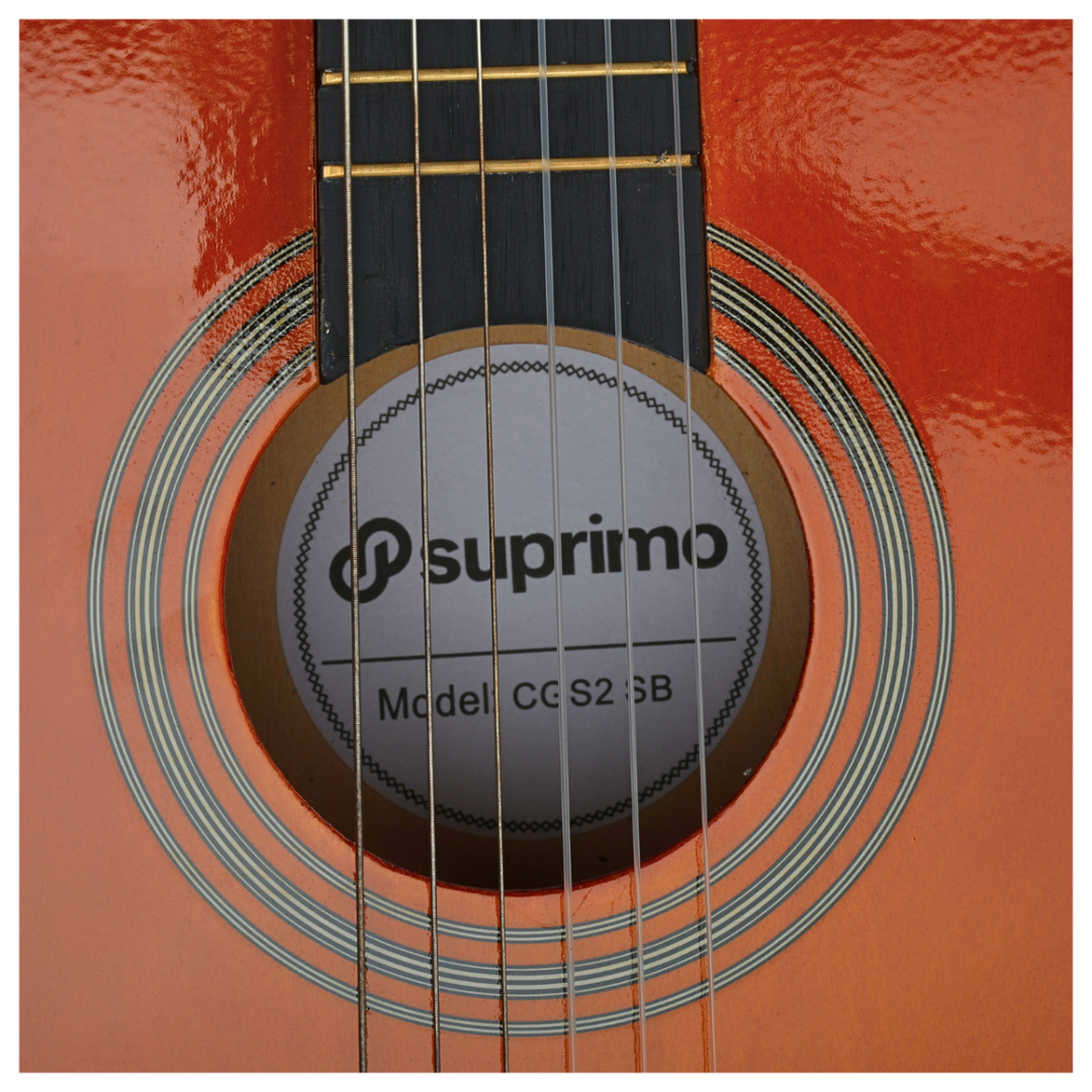 SUPRIMO CGS2 SB klassinen kitarasetti 4/4, sunburst