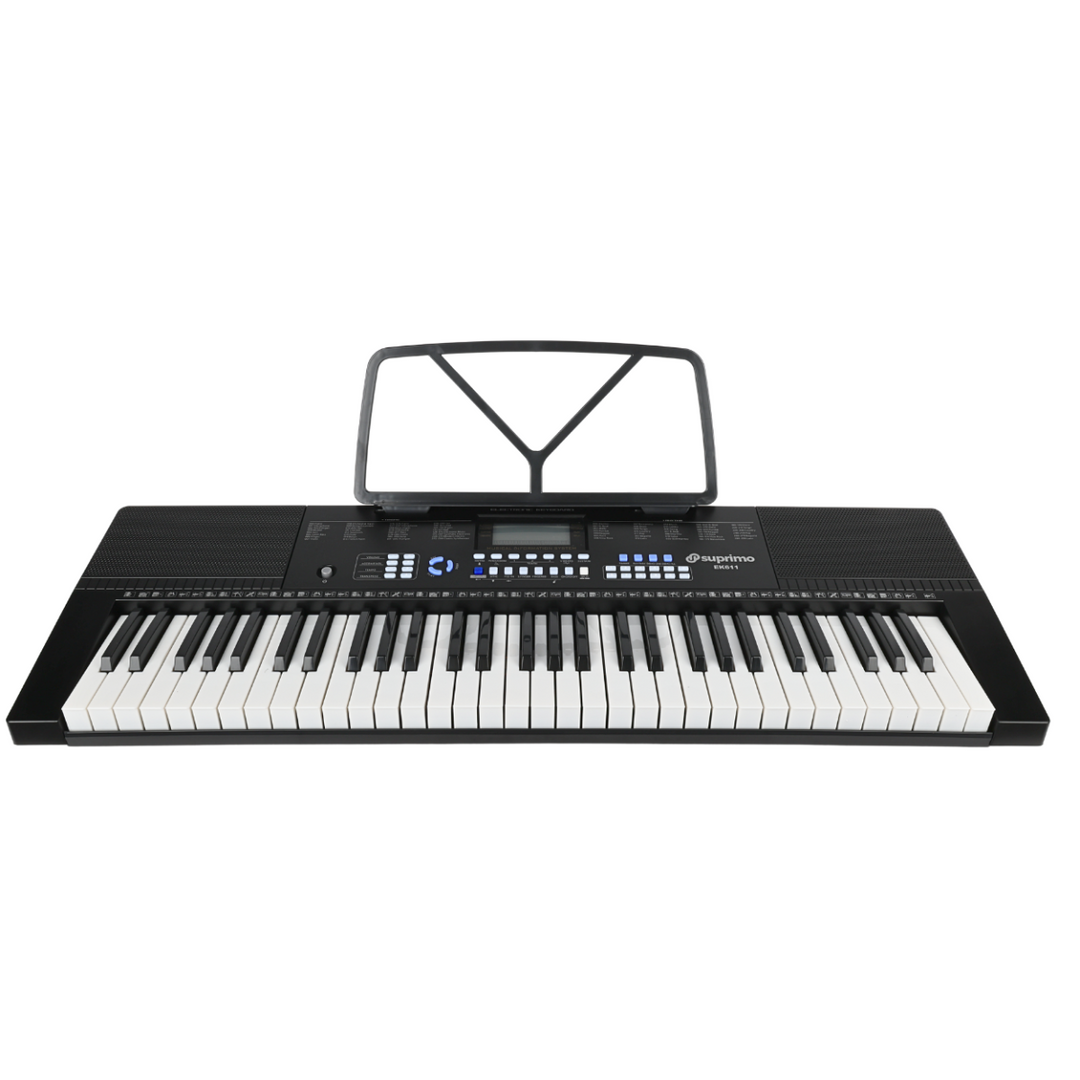 Suprimo EK611 Kosketinsoittimet 61 Tangenter, Sort