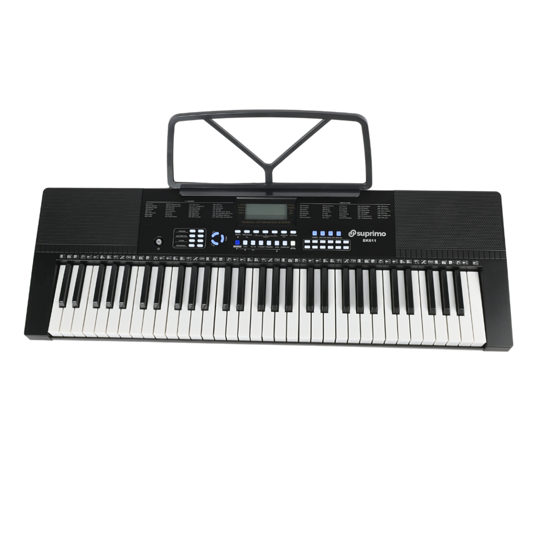 Suprimo EK611 Kosketinsoittimet 61 Tangenter, Sort