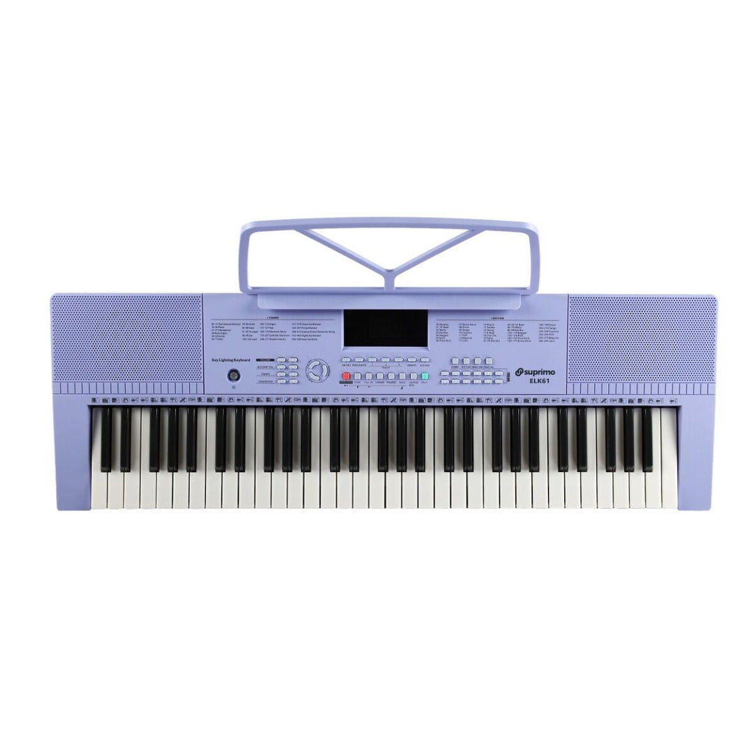 SUPRIMO Kosketinsoittimet 61 kosketinta, violetti