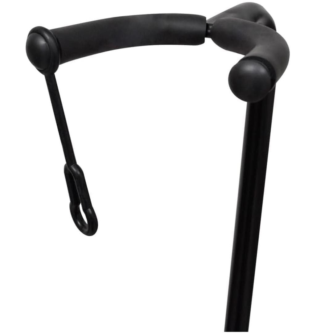 Taitettava kitarat teline 62-74 cm turvavyöllä