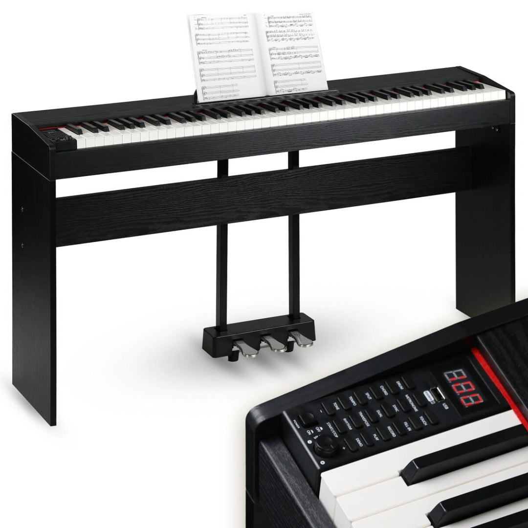 Suprimo SDP88 BK Digitaalipiano 88 painotetuilla koskettimilla, Sort