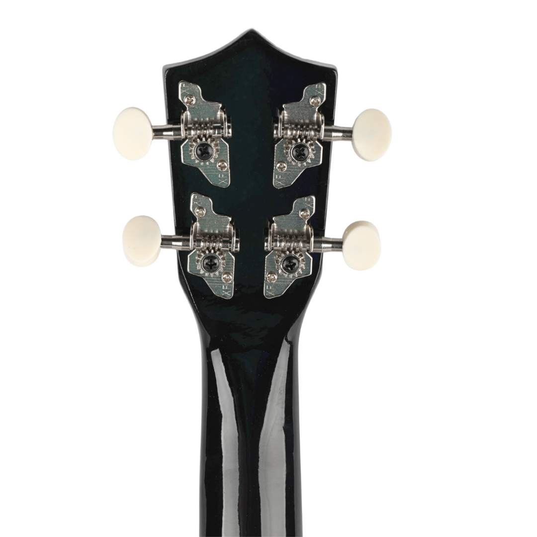 Soprano-ukulele, musta