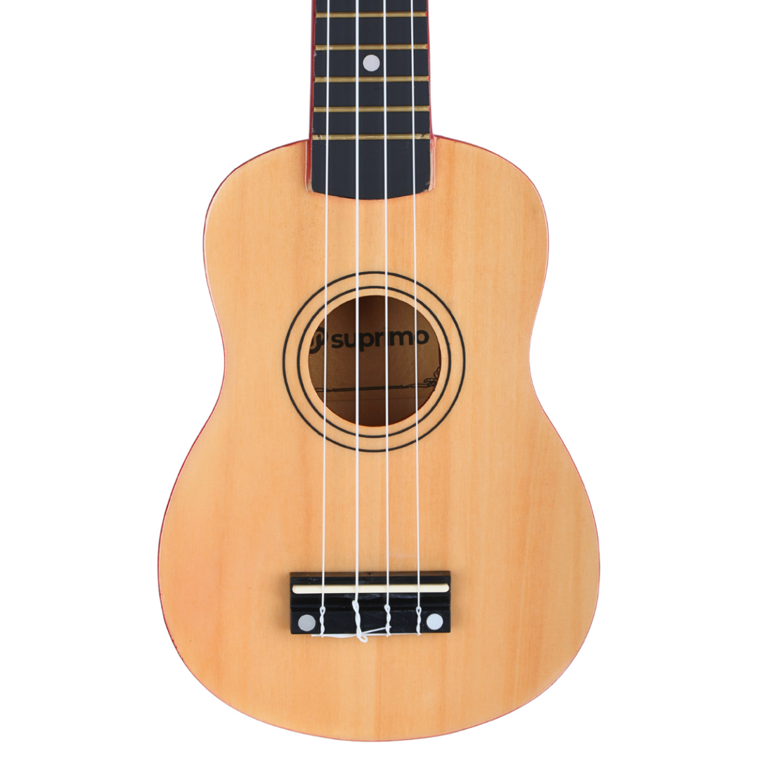 Soprano-ukulele; luonnollinen puu