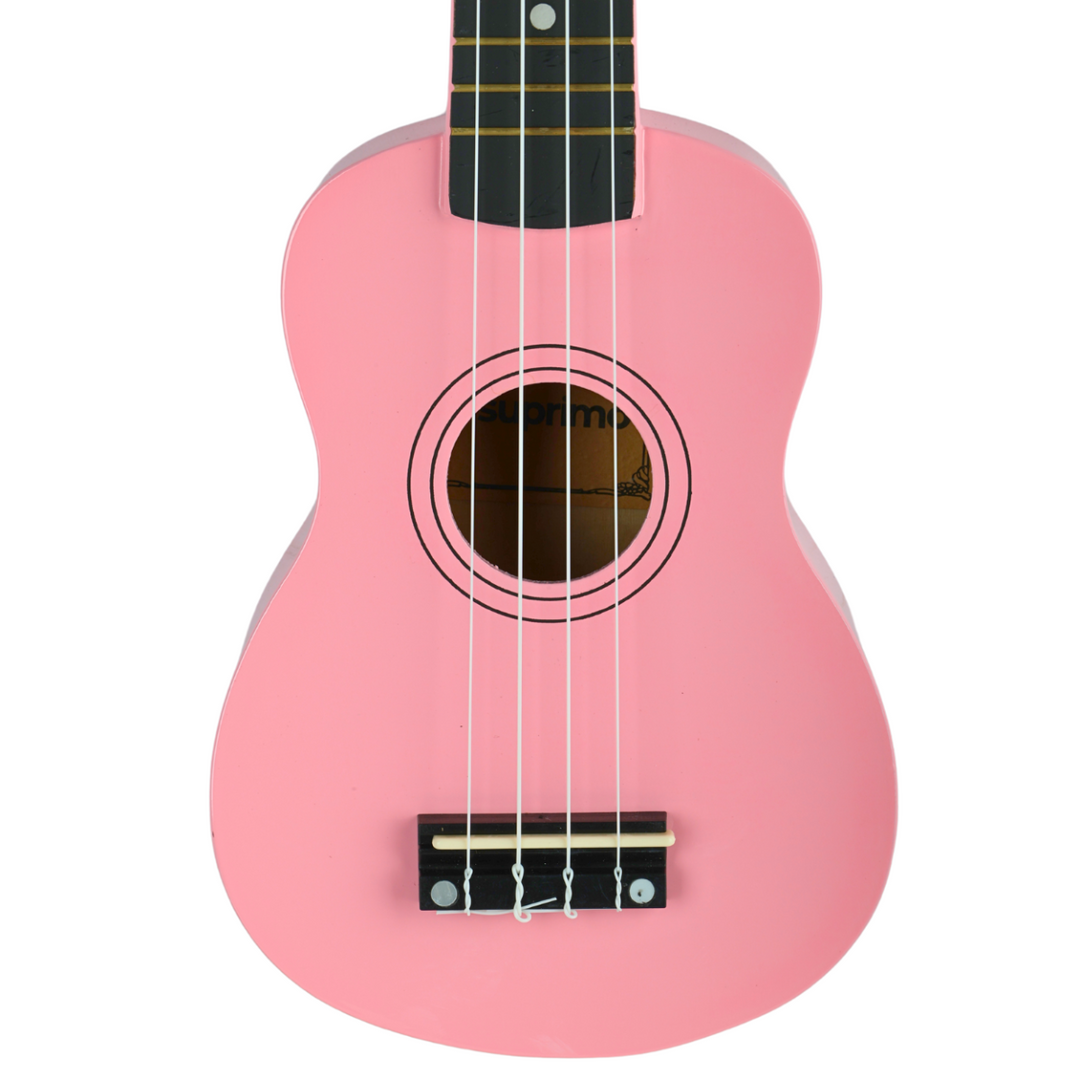 Soprano-ukulele, pinkki puu