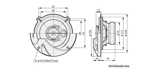 Pioneer TS-R1350S Autokaiutin (13cm, 5,25")