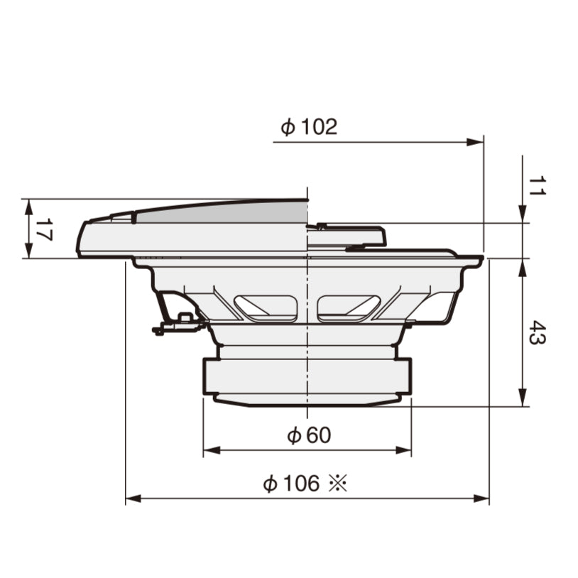 Pioneer TS-G1020F 10 cm 2-teiset kaiuttimet