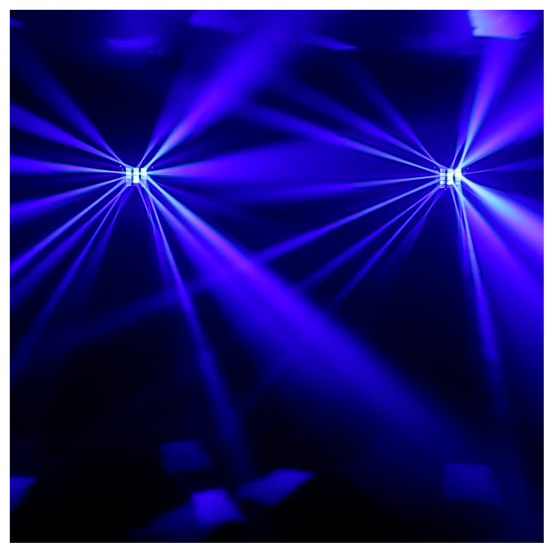 Light4Me Turbo Derby 4-in-1 – RGBW, UV, strobe & laser