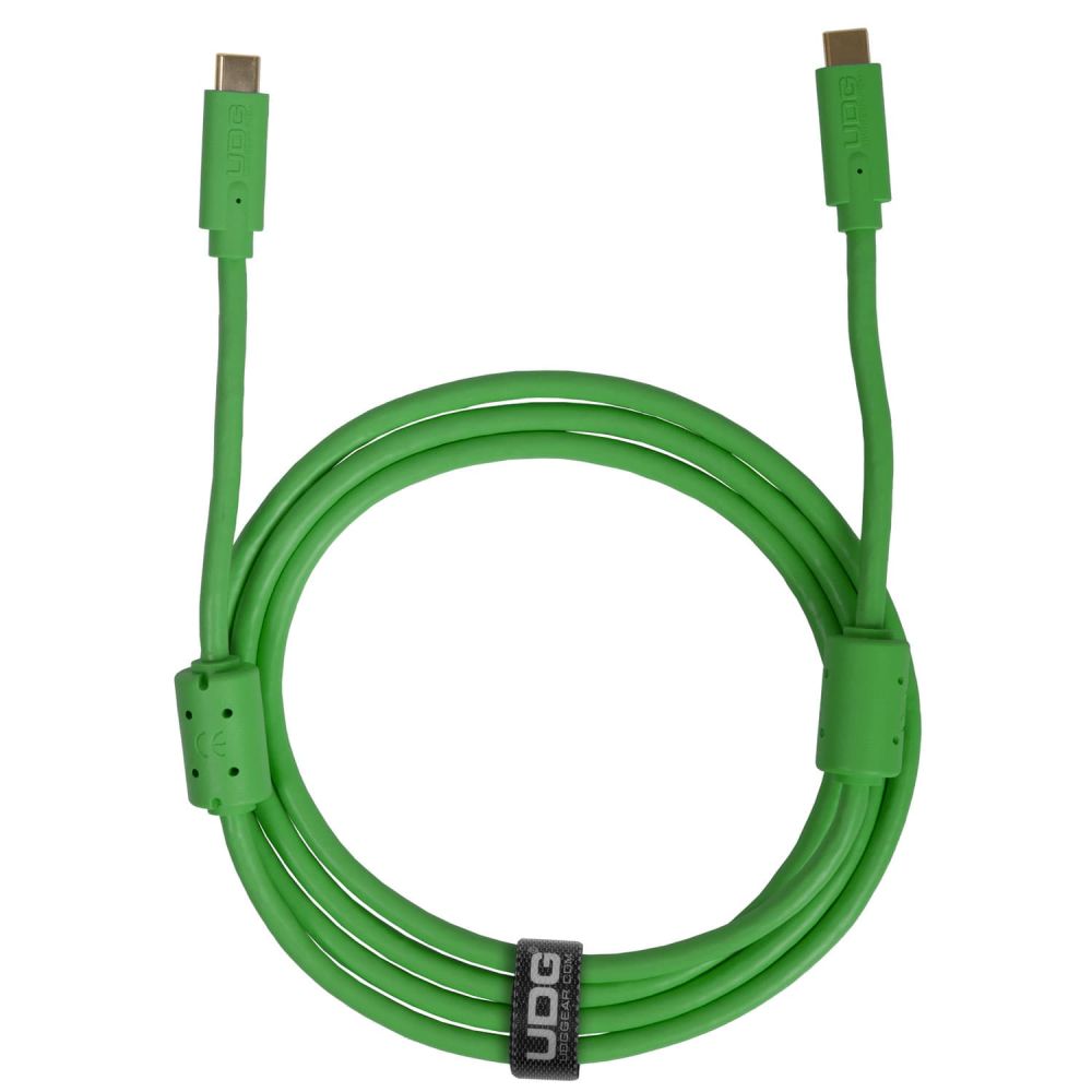 UDG Ultimate Kaapeli USB 3.2 C-C Vihreä Suora 1,5m
