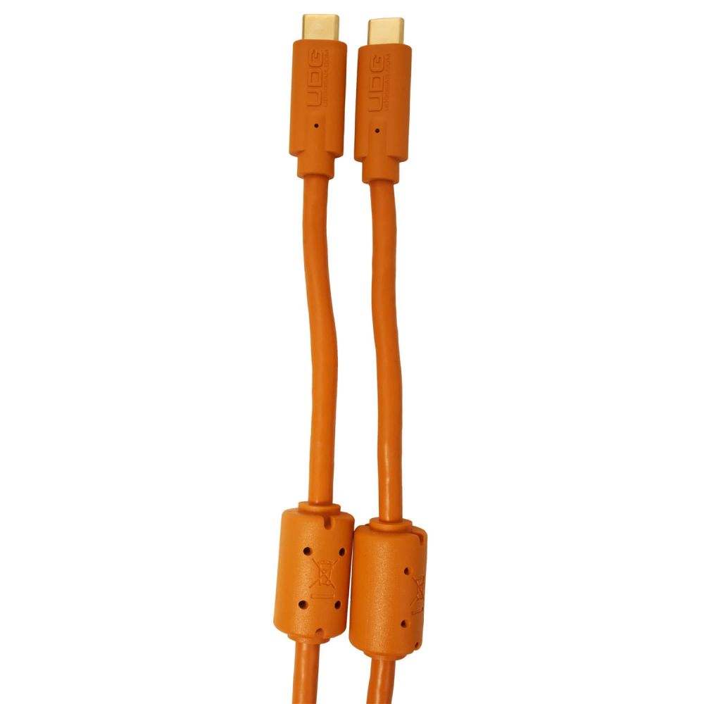 UDG Ultimate kaapeli USB 3.2 C-C oranssi suora 1,5m