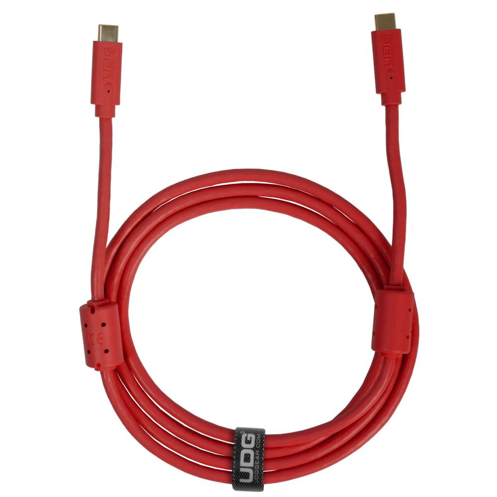 UDG Ultimate Kaapeli USB 3.2 C-C Punainen Suora 1,5m
