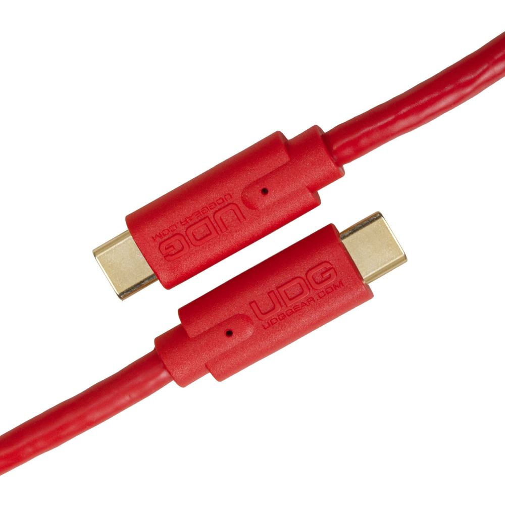 UDG Ultimate Kaapeli USB 3.2 C-C Punainen Suora 1,5m