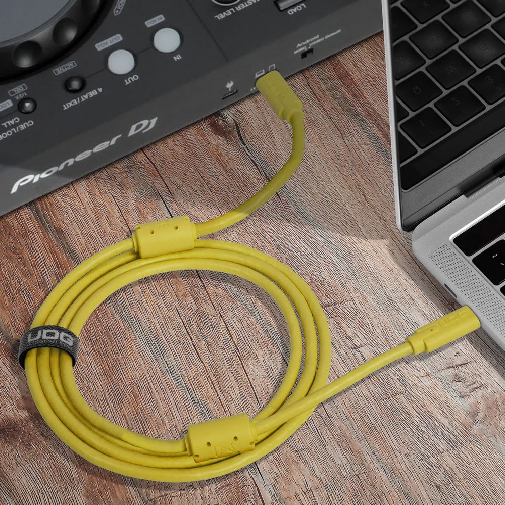 UDG Ultimate Kaapeli USB 3.2 C-C Keltainen Suora 1,5m