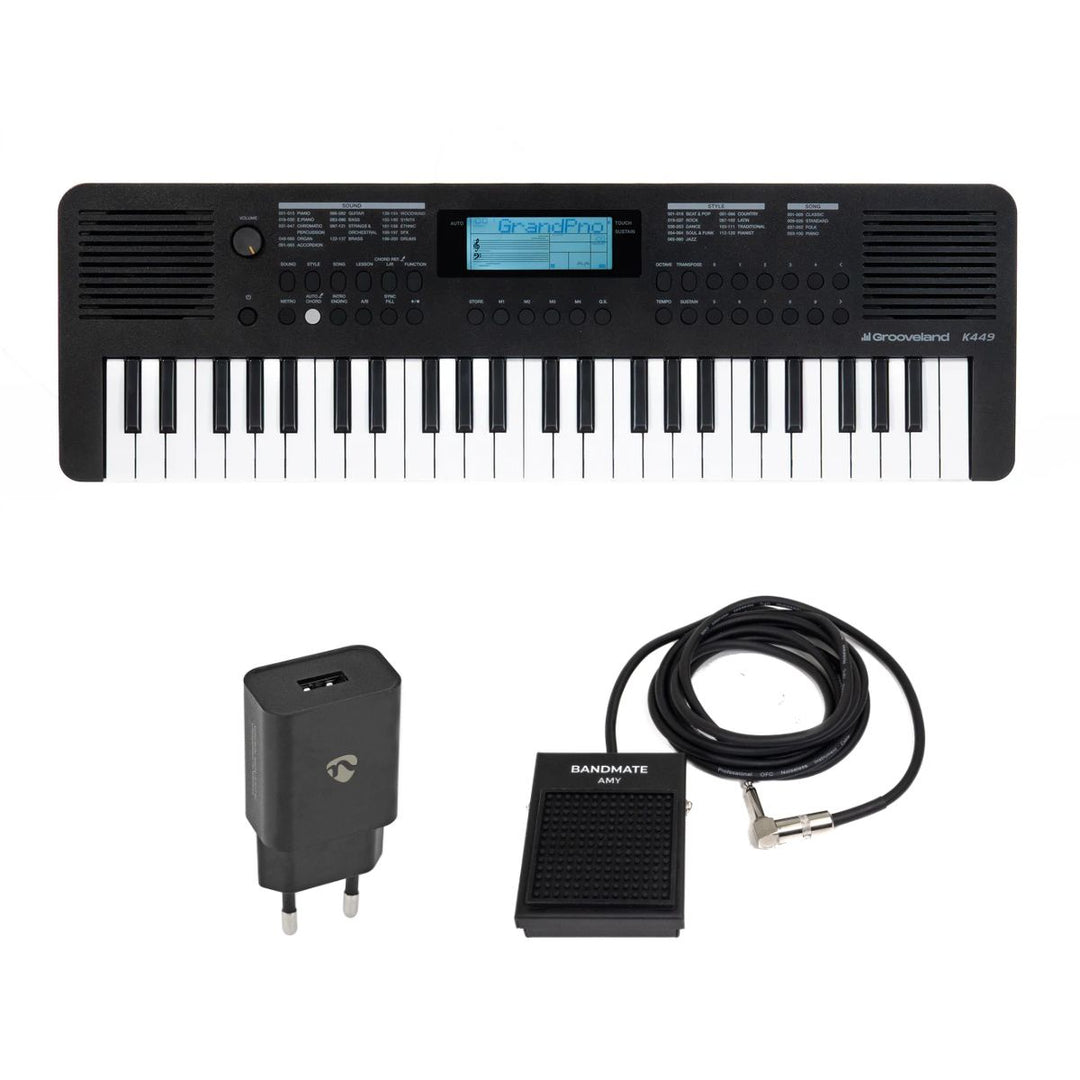 Grooveland E449 Kosketinsoittimet starter pack
