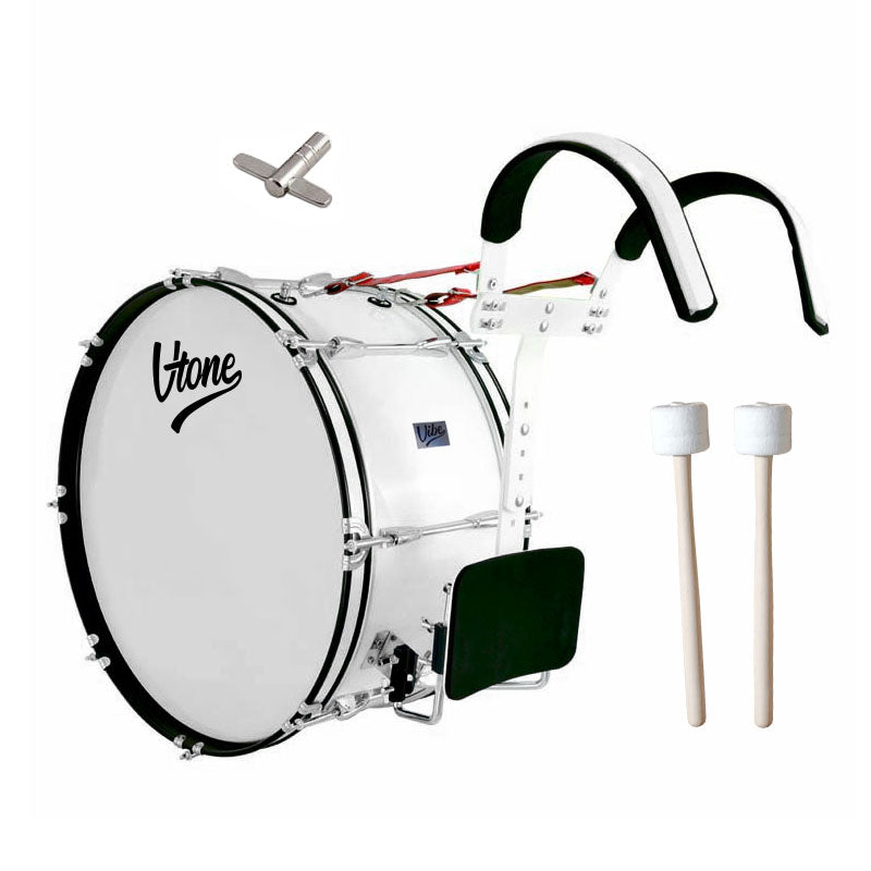 V-Tone MBD 22 -marssi-bassorumpu 22" kantohihnalla ja kapuloilla