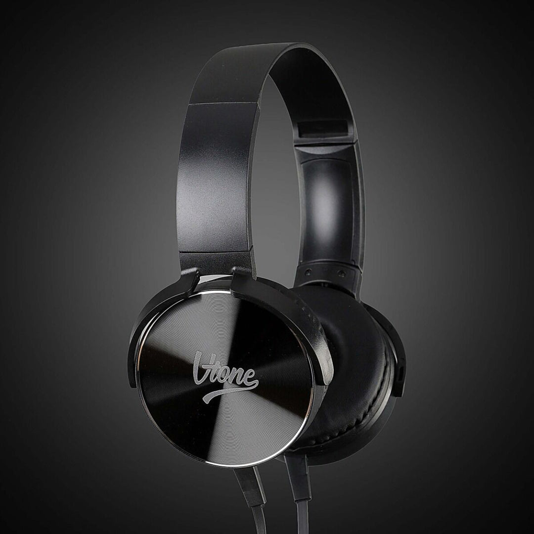 V-TONE ED PRO-1 HP suljetut over-ear-kuulokkeet, musta