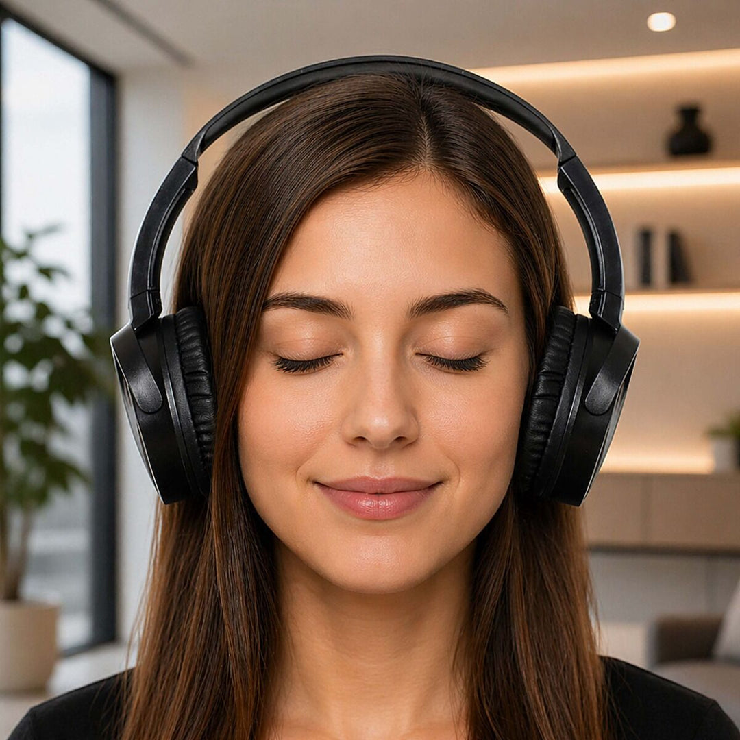 V-TONE ED PRO-1 HP suljetut over-ear-kuulokkeet, musta