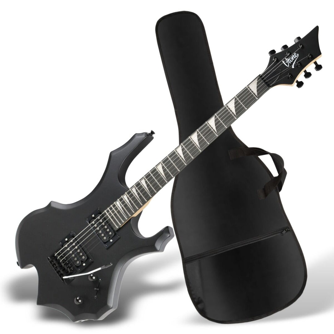 V-TONE EGS 39 MBK elektrisk guitarpakke 4/4, sort -> V-TONE EGS 39 MBK sähköinen kitarapaketti 4/4, musta