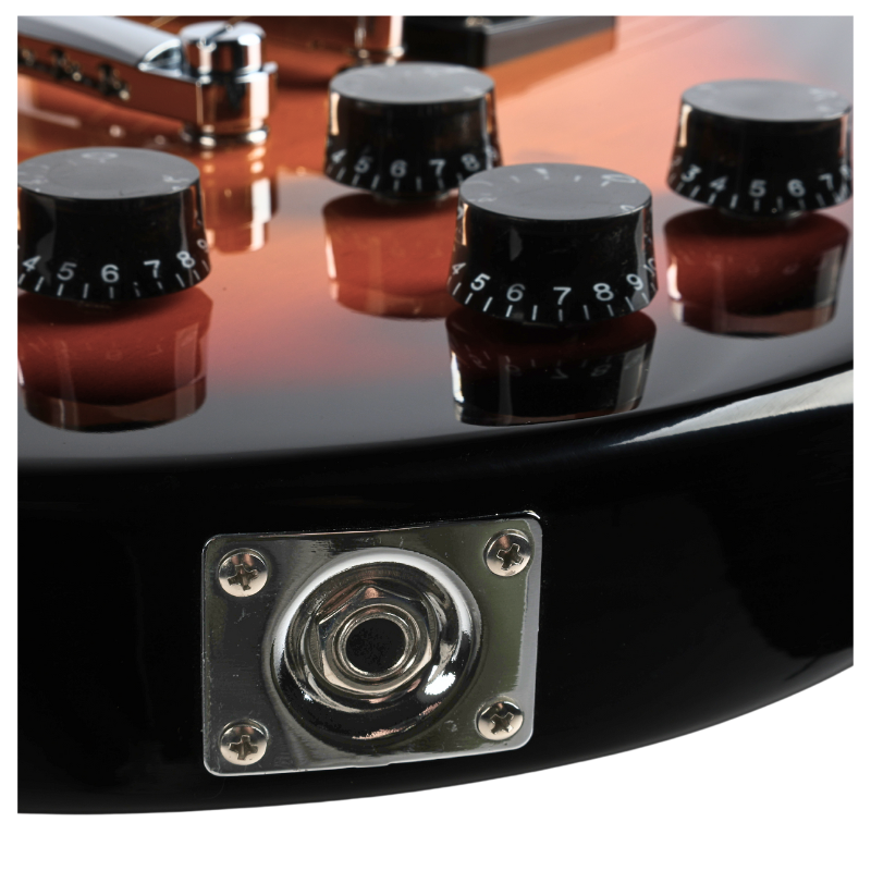 V-Tone ESLP39 SB 4/4 Les Paul sähkökitara-sarja vahvistimen kanssa, Sunburst