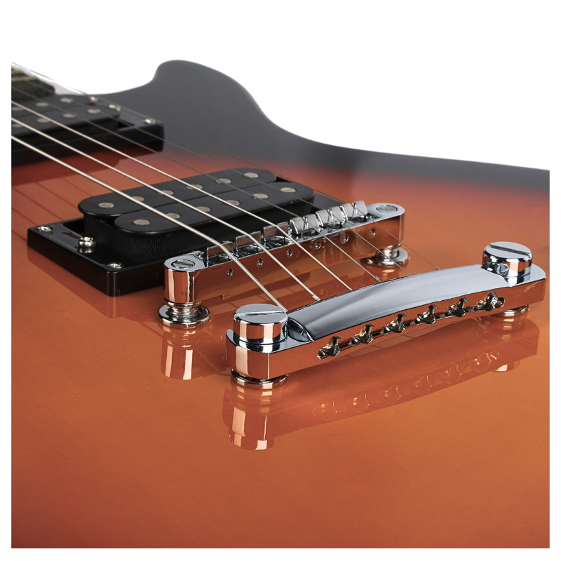 V-Tone ESLP39 SB 4/4 Les Paul sähkökitara-sarja vahvistimen kanssa, Sunburst