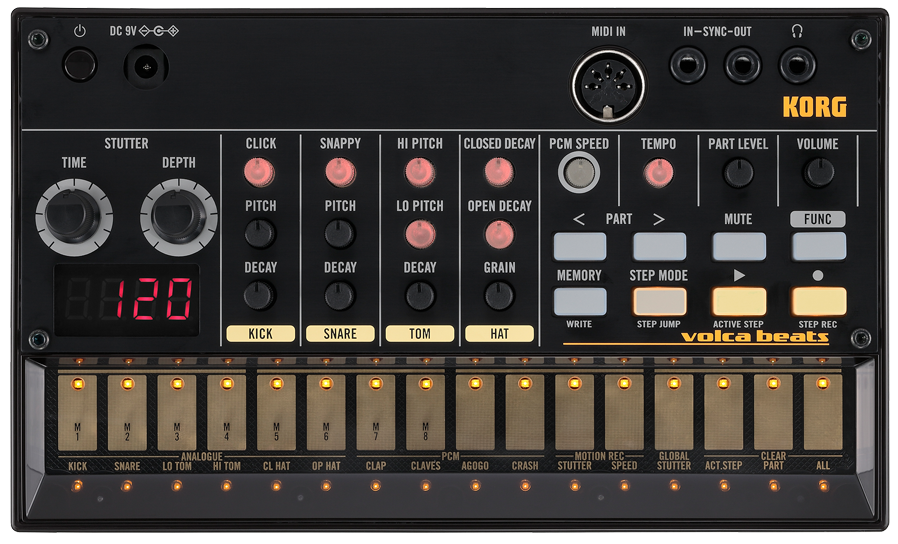Korg Volca Beats analoginen rytmikone