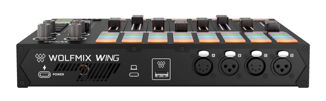Wolfmix WING – Ammattimainen DMX-valaistuskonsoli ja W1-laajennus