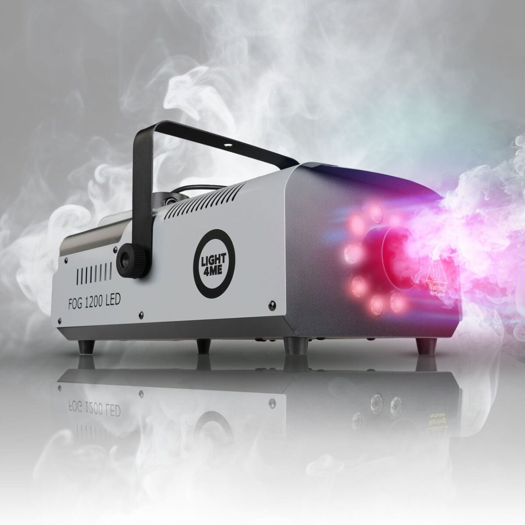 Light4Me Fog 1200 LED Fog Machine 1200W med RGB LED & DMX