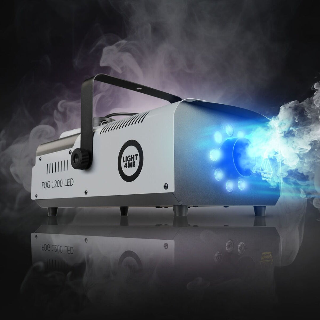 Light4Me Fog 1200 LED Fog Machine 1200W med RGB LED & DMX
