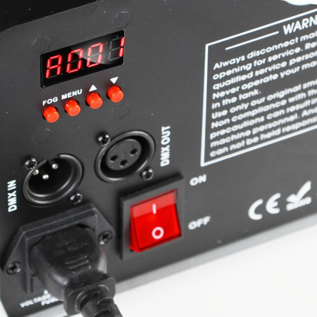 Light4Me Fog 1200 LED V2 Fog Machine 1200W med RGBW LED & DMX