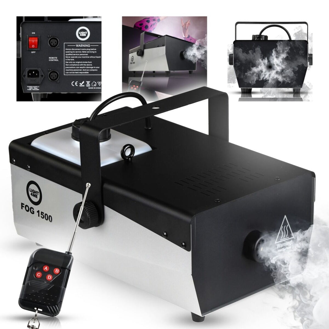 Light4Me Fog 1500 V2 Fog Machine 1500W