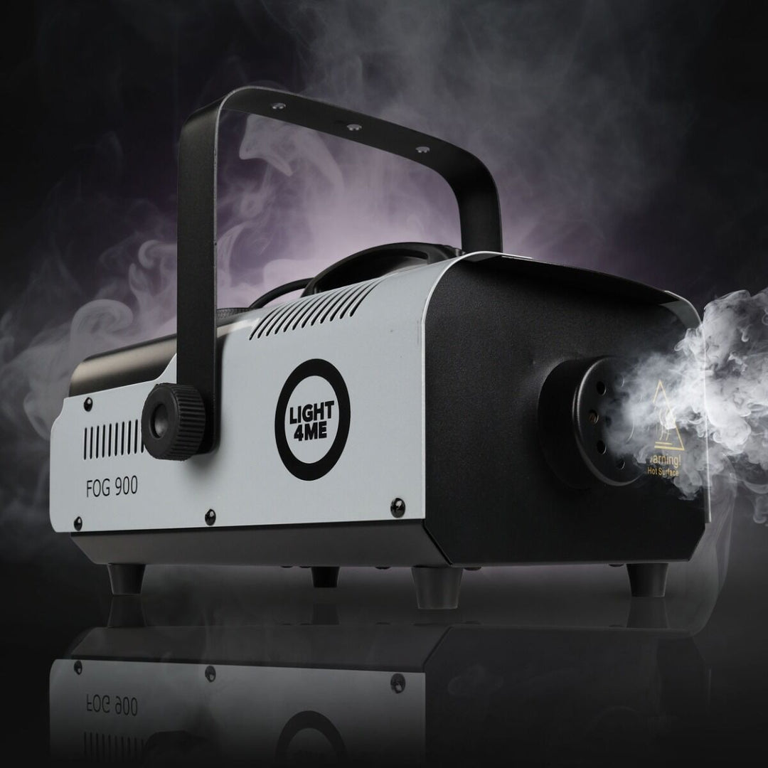 Light4Me Fog 900 Fog Machine 900W med Trådløs Fjernbetjening