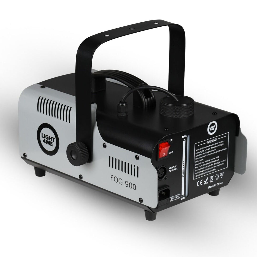 Light4Me Fog 900 Fog Machine 900W med Trådløs Fjernbetjening