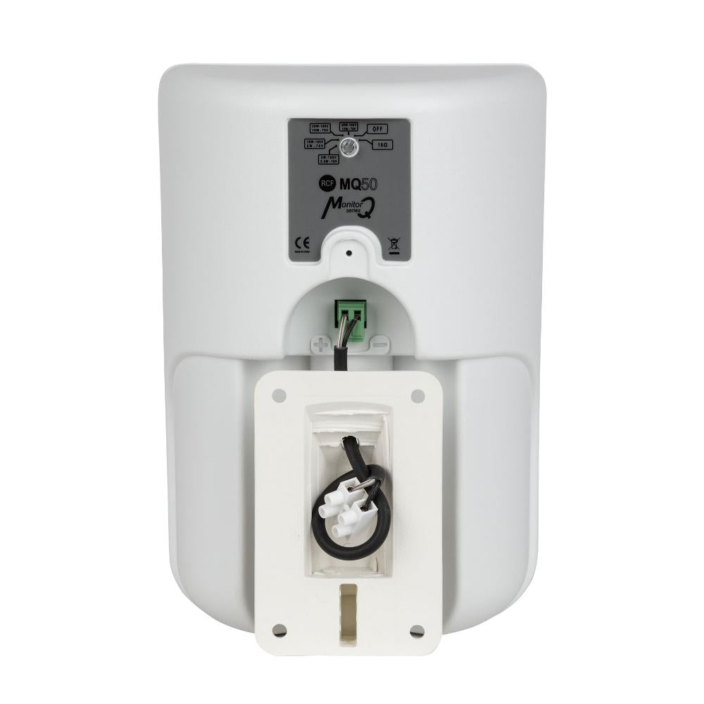 RCF kaiutin seinäkiinnitykseen MQ50 16 Ohm og 100V Hvid