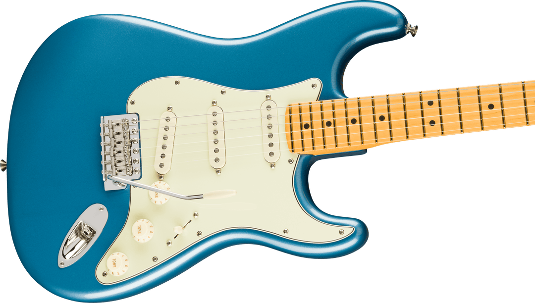 Fender American Professional Classic Stratocaster, vaahteraotelauta, haalistunut Lake Placid Blue